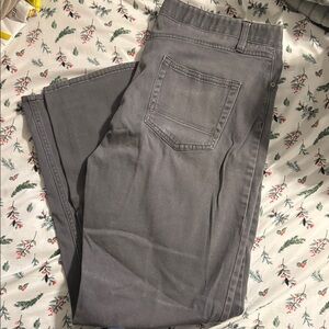 Classic Gray Men's Straight Jeans